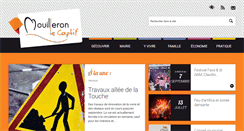 Desktop Screenshot of mairie-mouilleronlecaptif.fr